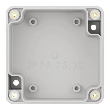 Obudowa hermetyczna ZP75.75.45JH, 75 × 76 × 45 mm, ABS, jasnoszara, Kradex