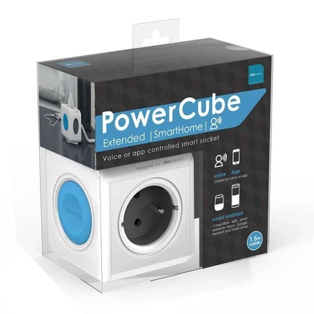 PowerCube Extended, SmartHome 4 gniazda 230V, przewód 1.5m, 100900/FREXSH