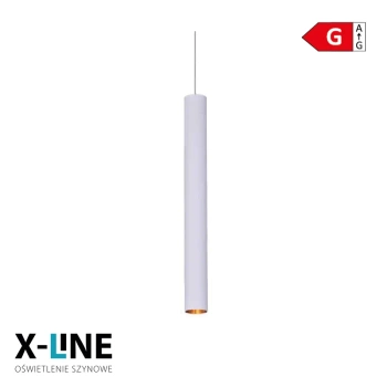 Lampa wisząca szynowa 12W, 960lm, 4000K, 60cm, biała