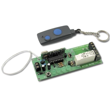 Sterownik radiowy Keeloq 2-kanałowy - PCB i mikroprocesor do projektu AVT 5119