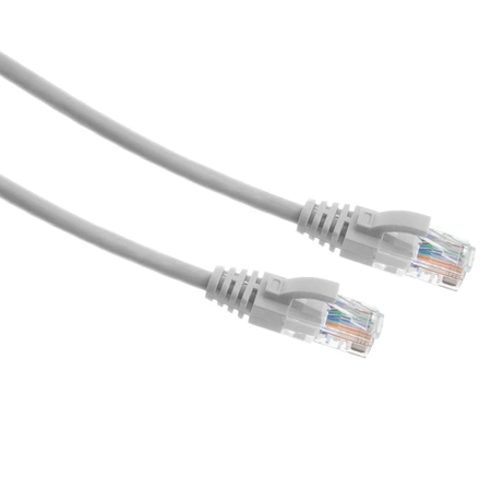 Patchcord Ethernet LAN UTP kat.6 0.5m szary