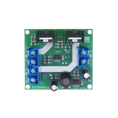 Automatyczny przełącznik źródeł zasilania - zlutowany KIT AVT 5658