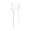 Kabel USB-A - Lightning, 3 A, 1,5 m, biały, Miccell, MIC-004055