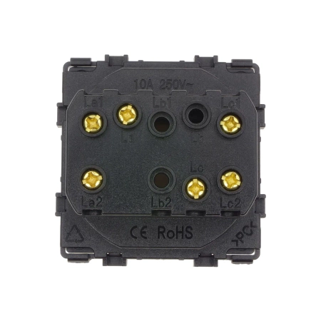 Moduł - Włącznik światła krzyżowy - biały - Tawoia Glass