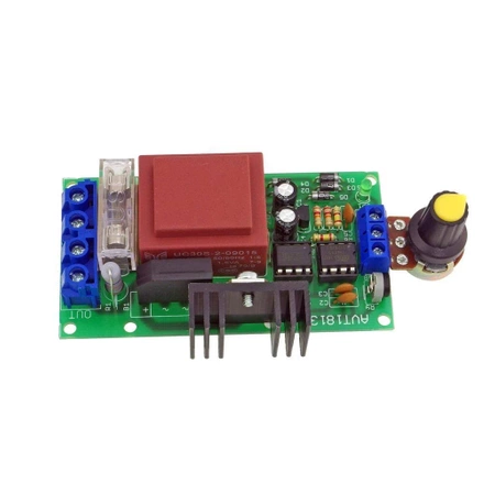 Regulator wentylatora z silnikiem klatkowym - KIT AVT 1813