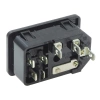 Zintegrowane gniazdo zasilania 230V IEC, 10A, włącznik, bezpiecznik, RF-2004
