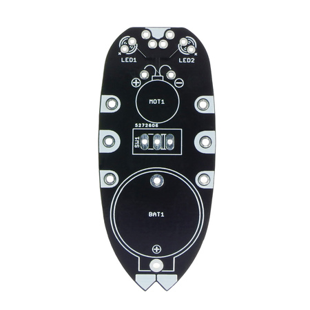 Czarny robaczek DIY do nauki lutowania AVT EDU656