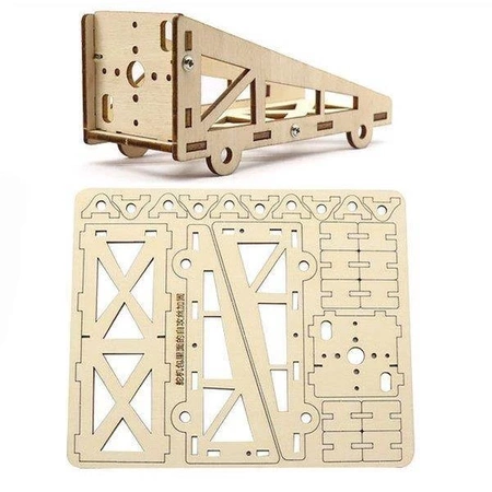 Łoże silnika do modeli RC ze sklejki 12cm - DIY - mocowane na skrzydła lub bagnety
