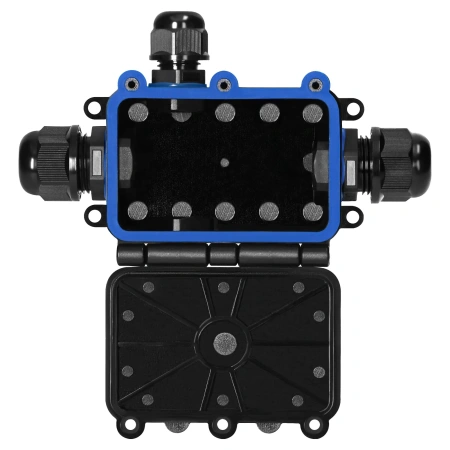 Puszka natynkowa IP68 Heavy-Duty układ X, 4 dławnice M20/M16, OR-JB-13815/4X ORNO