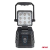 Lampa robocza przenośna biała bateryjna z funkcją lampy ostrzegawczej  IP6K9K 15W AMIO 04865