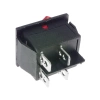Włącznik ON-OFF 15A 230VAC czerwony, podświetlany, MK621