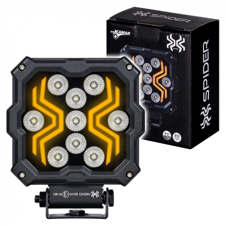 Lampa robocza LED samochodowa, X-SPIDER 2, 18W, 12V/24V, IP67, L0195