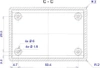 Obudowa uniwersalna Z94WJ, 65,5 × 46,5 × 26,5 mm, ABS, jasnoszara, wentylowana, Kradex
