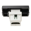 Gniazdo HDMI czarny, moduł 1/2 do ramki Tawoia Glass