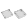 Obudowa uniwersalna Z123WJ, 75,8 × 75,8 × 30,2 mm, ABS, jasnoszara, wentylowana, z panelami bocznymi, Kradex