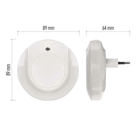 Lampka nocna LED z czujnikiem do gniazdka 230V, EMOS P3317