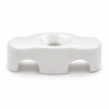 Uchwyt kabla podwójny ceramiczny biały 35x11mm Ceramic Classic Loft