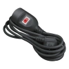 Przedłużacz 3m, 1 gniazdo z wyłącznikiem, 2300W, PS63 czarny