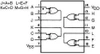 Bramka XOR 4030 - 4 kanały - 3÷15V - DIP14