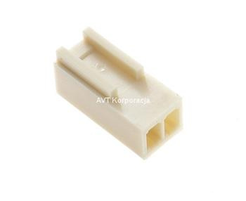 Korpus złącza 402 2 pin, układ jednorzędowy, raster 2,54 mm, na przewód