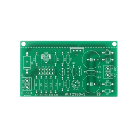 Ładowarka akumulatorów żelowych - PCB do projektu AVT 2309