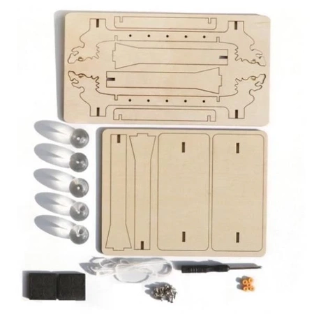 Wahadło Newtona 5 kulek - DIY - Drewniana Zabawka Edukacyjna