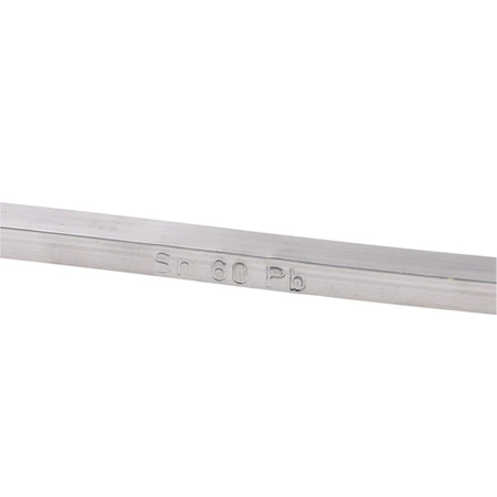 Cyna lutownicza - spoiwo Sn60Pb40 - Cynel pręt ok. 7x7x340mm