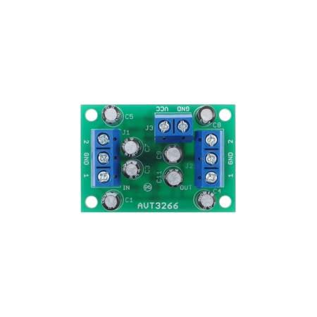 Miniaturowy przedwzmacniacz audio stereo - dwukanałowy - KIT AVT 3266