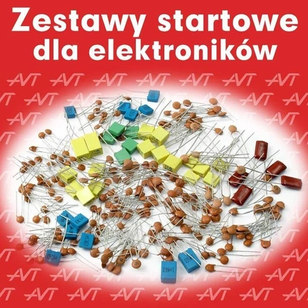 Zestaw kondensatorów ceramicznych i monolitycznych MKT, 265 sztuk, AVT702