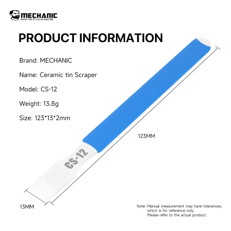 Szpatułka ceramiczna CS-12 Mechanic do pasty lutowniczej