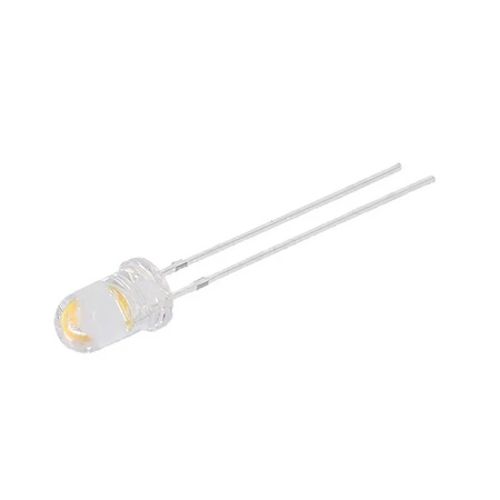 Dioda LED f5 biały ciepły, 9V, 50000~60000mcd, OSXX9V5111A