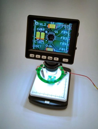 Oświetlacz pierścieniowy LED - KIT AVT 1918