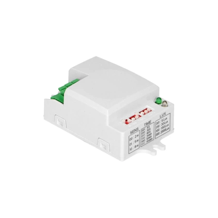 Mikrofalowy mini czujnik ruchu PIR, 360/180st. IP20, 1200W