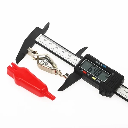 Zacisk krokodylkowy 30A - sprężynowy klips elektryczny - krokodylki żabki - 2 szt