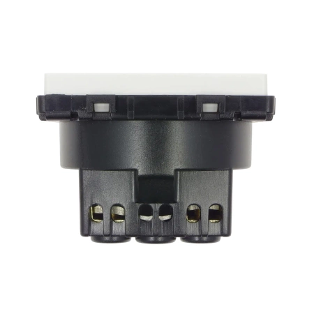 Moduł - gniazdo elektryczne Schuko - biały - Tawoia Glass