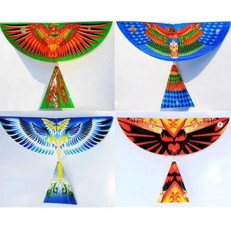 Latający ptak trzepoczący skrzydłami 48x35cm - rzutek - zabawka dla dzieci - Latawiec