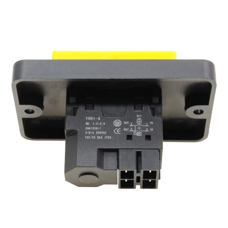 Wyłącznik elektromagnetyczny z ramką YH01-A 8A 4 pin