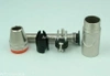 Wtyk XLR męski 3-pin z odgiętką czarny