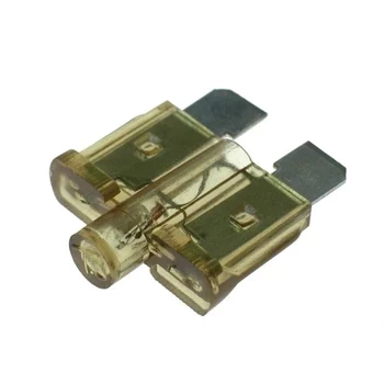 Bezpiecznik samochodowy nożowy STANDARD 7,5 A z diodą LED, ciemnobrązowy, 1 sztuka