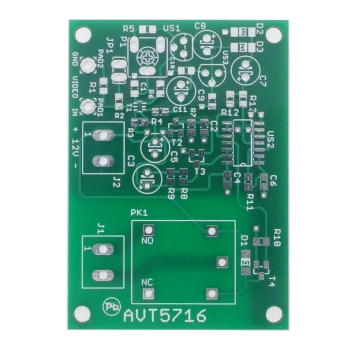 Automatyczny włącznik monitora CVBS z detekcją obrazu - PCB do projektu AVT 5716