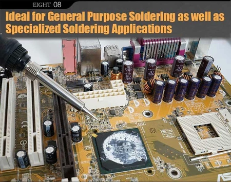 Stacja lutownicza 90W, grzałka ceramiczna, ESD, port USB, kompaktowe wymiary 18x15x11cm, Proskit SS-259B