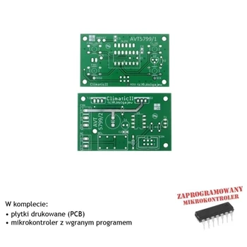 Climatic II - System automatyki klimatyzacji samochodowej, PCB i mikroprocesor do projektu AVT5799