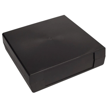 Obudowa uniwersalna Z26, 220 × 220 × 60 mm, PS, czarna, z panelami bocznymi, Kradex