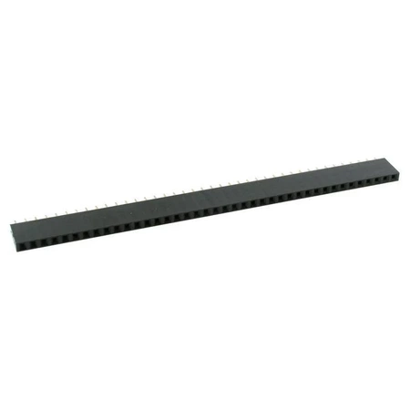 Gniazdo goldpin jednorzędowe, 40 pin, raster 2,54 mm