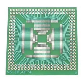 Adapter SMD QFP QFP32–QFP128 raster 0,8 mm na DIP 2,54 mm MS-DIP/QFP4
