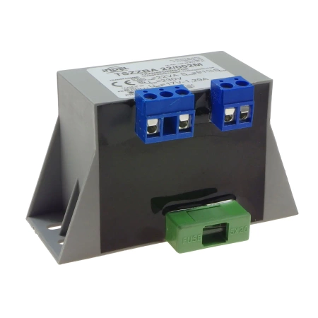 Transformator sieciowy TSZZBA 22/002M [230V/17V-1,29A] do alarmów, wyprowadzenia: listwa zaciskowa