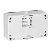 Gniazdo podwójne Schuko ORNO AQUATIC MINI IP54 16A 230V natynkowe biało-czarne