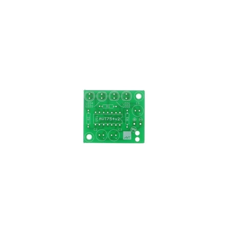 Kolorowa migotka LED z dwoma generatorami CMOS 40106 - KIT AVT 754