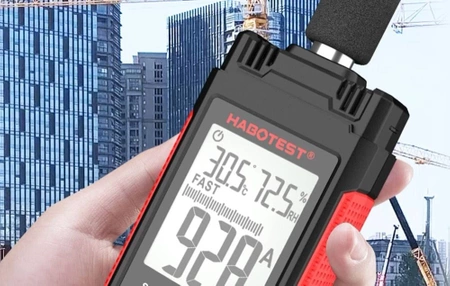 Miernik poziomu dźwięku, Decybelomierz 30-130dB Habotest HT602B