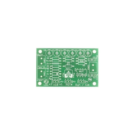 Wzmacniacz mikrofonowy mono do mikrofonu elektretowego - KIT AVT 2728